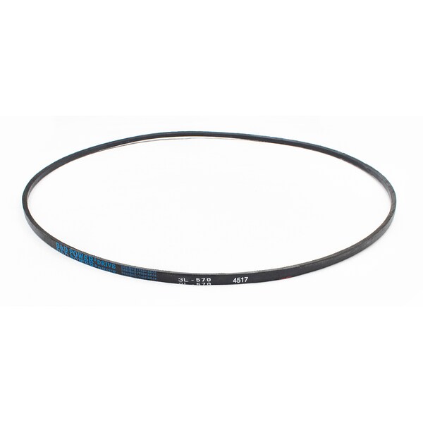 D&D 3L570 FHP V-Belt, 57 in Outside Length, 3/8 in Top Width, 7/32 in Thickness, 1 Ribs 3L570 - main